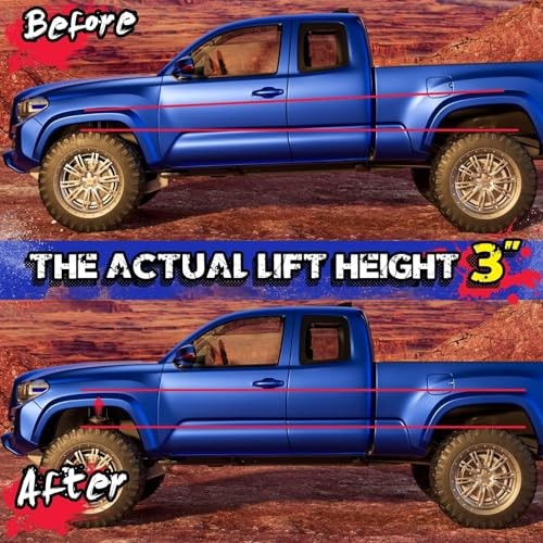 KSP 3in Level Lift Kits for F150 2004-2026,Leveling Lift Kits 3″ Front Black
