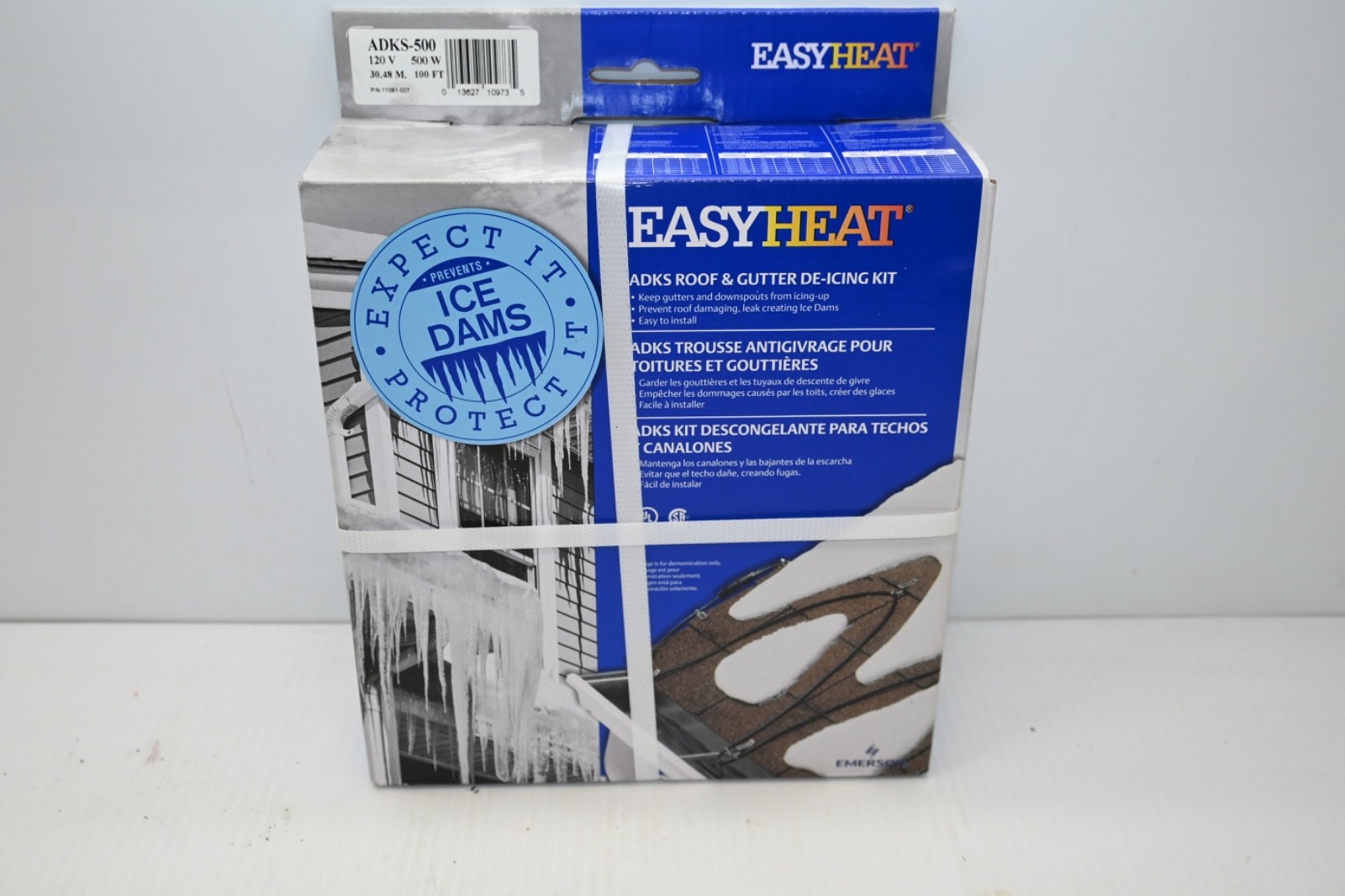 Easy Heat 100 Ft. 120V 500W De-Icing Roof Cable ADKS500 Easy Heat NEW