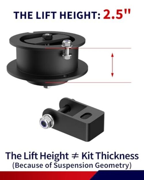 2.5” Front Leveling Kit for 2014-2023 2.5″ Front 2014-2023 Ram 2500 3500 4WD
