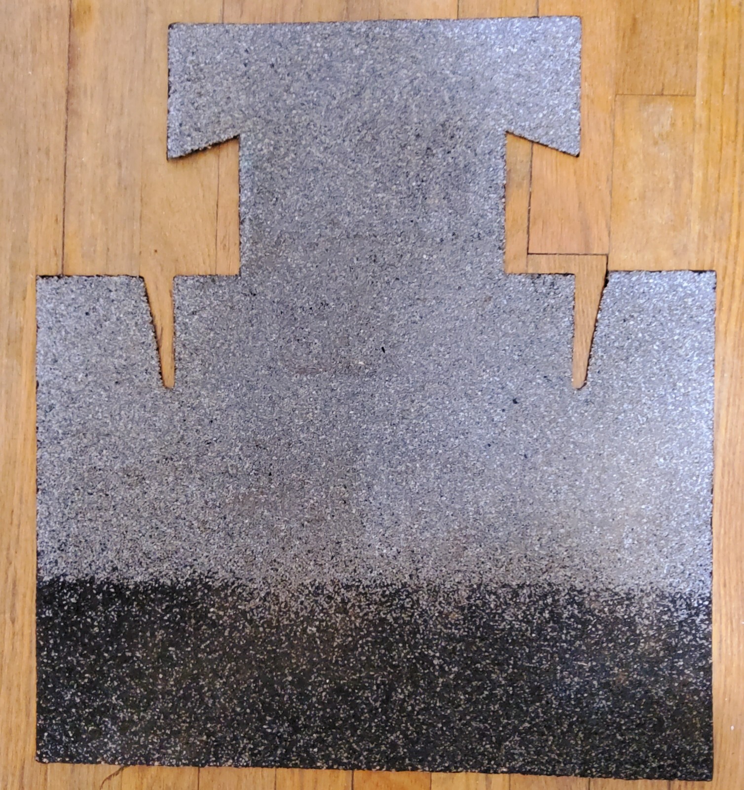 Vintage Asphalt T Lock Shingle Gray NOS Replacement 1 Piece