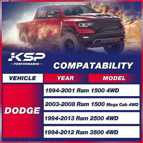 KSP 3inch Leveling Lift Spacers for Dodge Ram 1500 1994-2001, Front Lift 3″