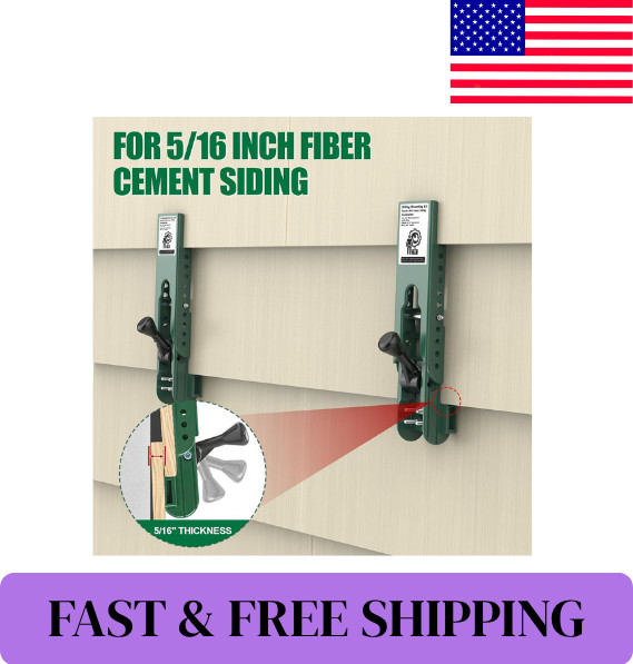 Siding Installation Tools, Siding Mounting Kit, Compatible with 5/16-Inch Fiber
