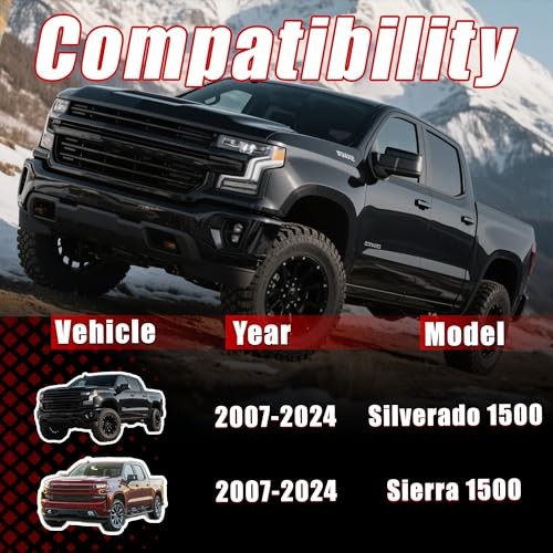 3″ Front Leveling Lift kits Compatible with 2007-2024 Silverado 1500 3.5″ Front