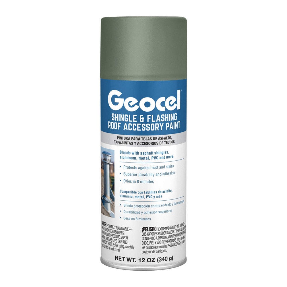 GEOCEL Shingle and Flashing Roof Paint, Gray 892L33