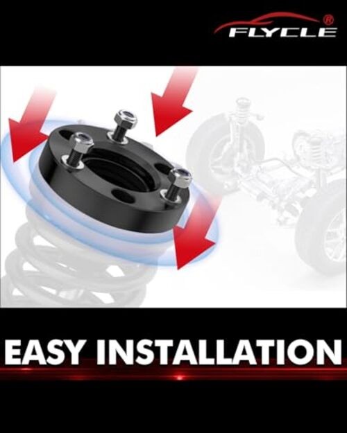 Leveling Kits 1.5 inch for 2004-2025 F150 2WD 4WD,1.5” Front Strut Spacers