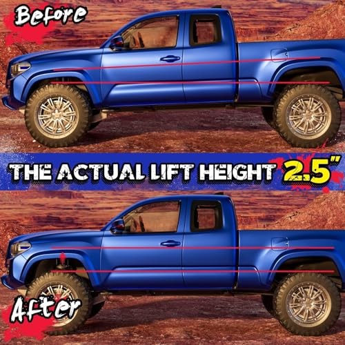KSP Leveling Lift Kits for F150 2004-2026, 2.5in Chassis Level 2.5″ Front Black