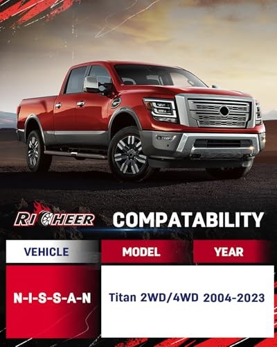 3″F + 2″R Leveling Lift Kit for 2004-2023 Titan, 3″ Front Strut Spacers and 2″