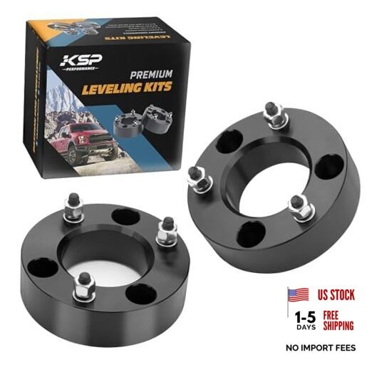 KSP Leveling Lift Kits for F150 2004-2026, 2.5in Chassis Level 2.5″ Front Black