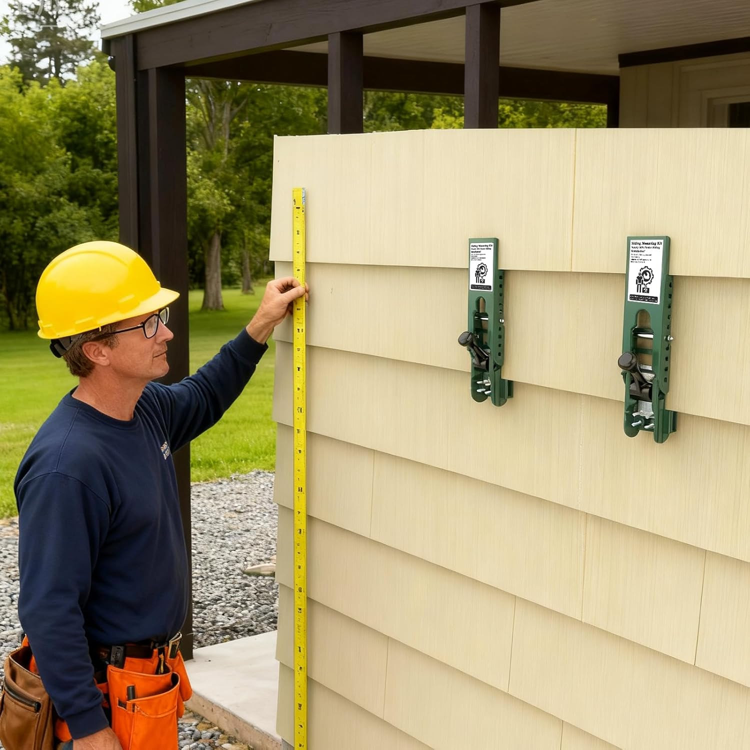 Siding Installation Tools, Siding Mounting Kit, Compatible with 5/16-Inch Fiber