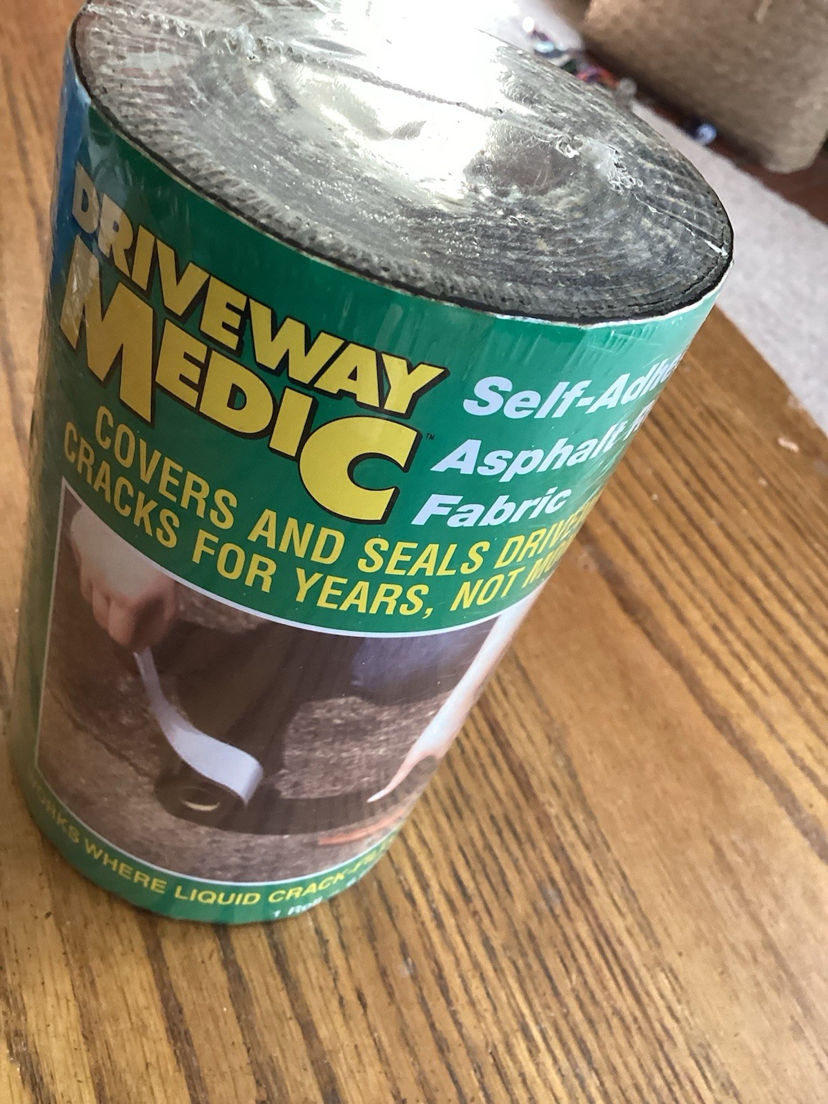 Driveway Medic 6 In. x 9 Ft. Asphalt Repair Fabric 609MD Driveway Medic