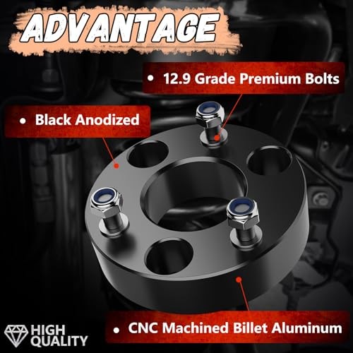 Leveling Lift kit for Dodge Ram 1500 2006-2024 4WD, Raise 2 Inch 2″ Front