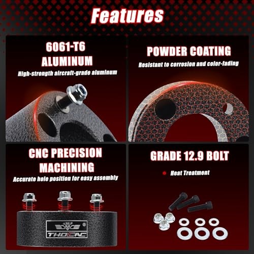 Leveling Lift Kits for 2004-2024 F150 2WD 4WD, Suspension Strut 2″ Front