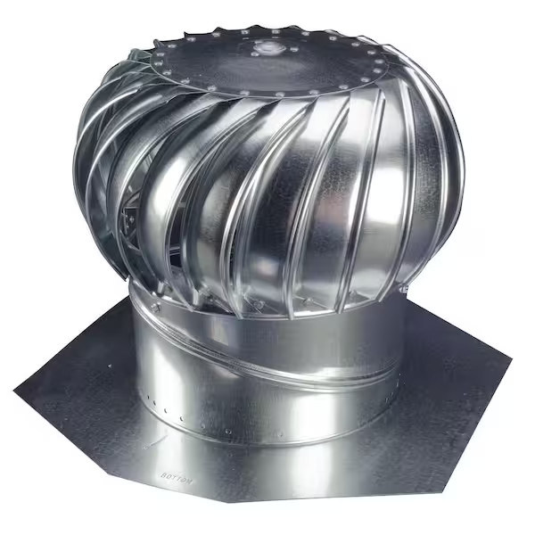 12 in. Galvanized Steel Internally Braced Whirlybird Wind Turbine