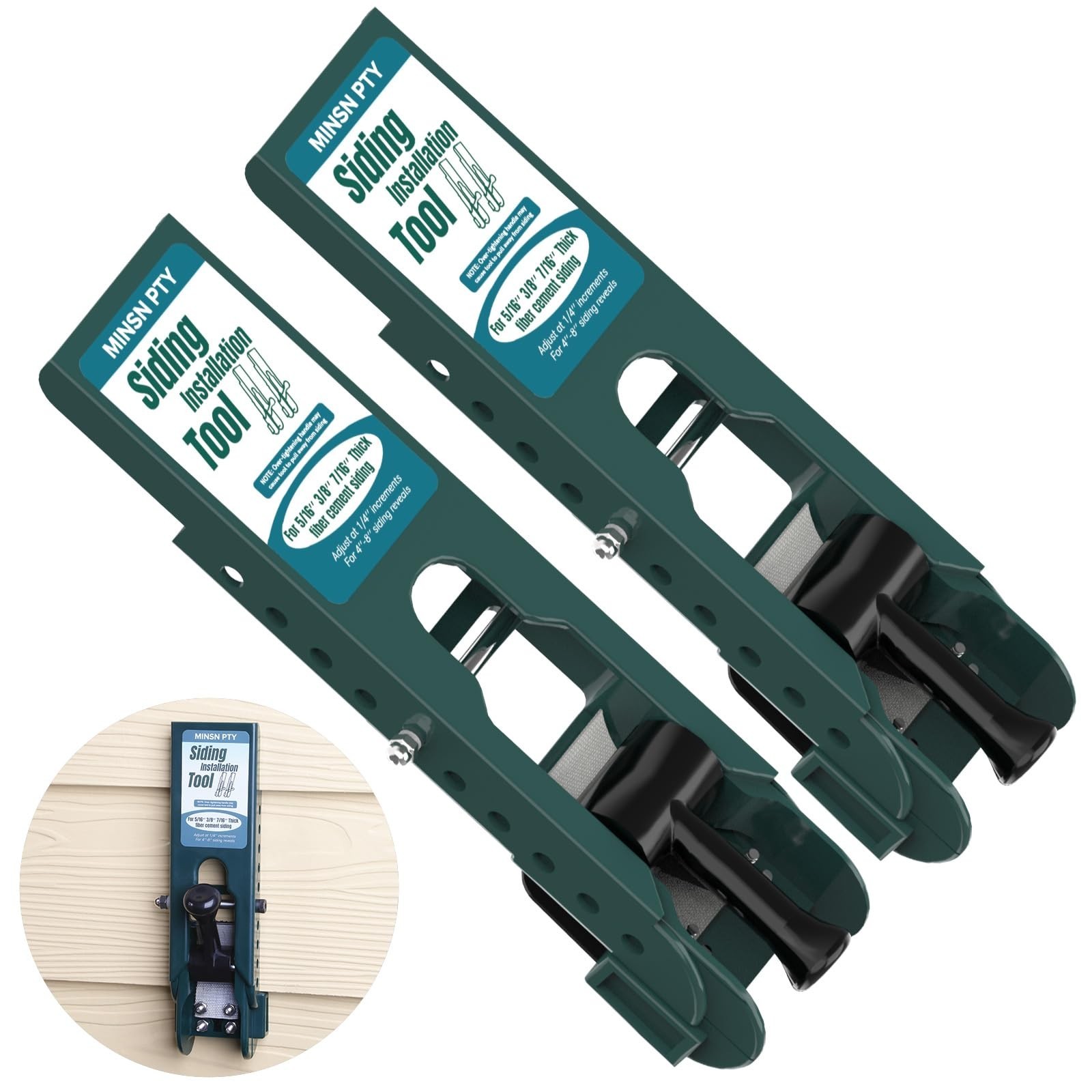 Adjustable Fiber Cement Siding Installation Tools – 5/16″, 3/8″, 7/16″ Gauge, 2