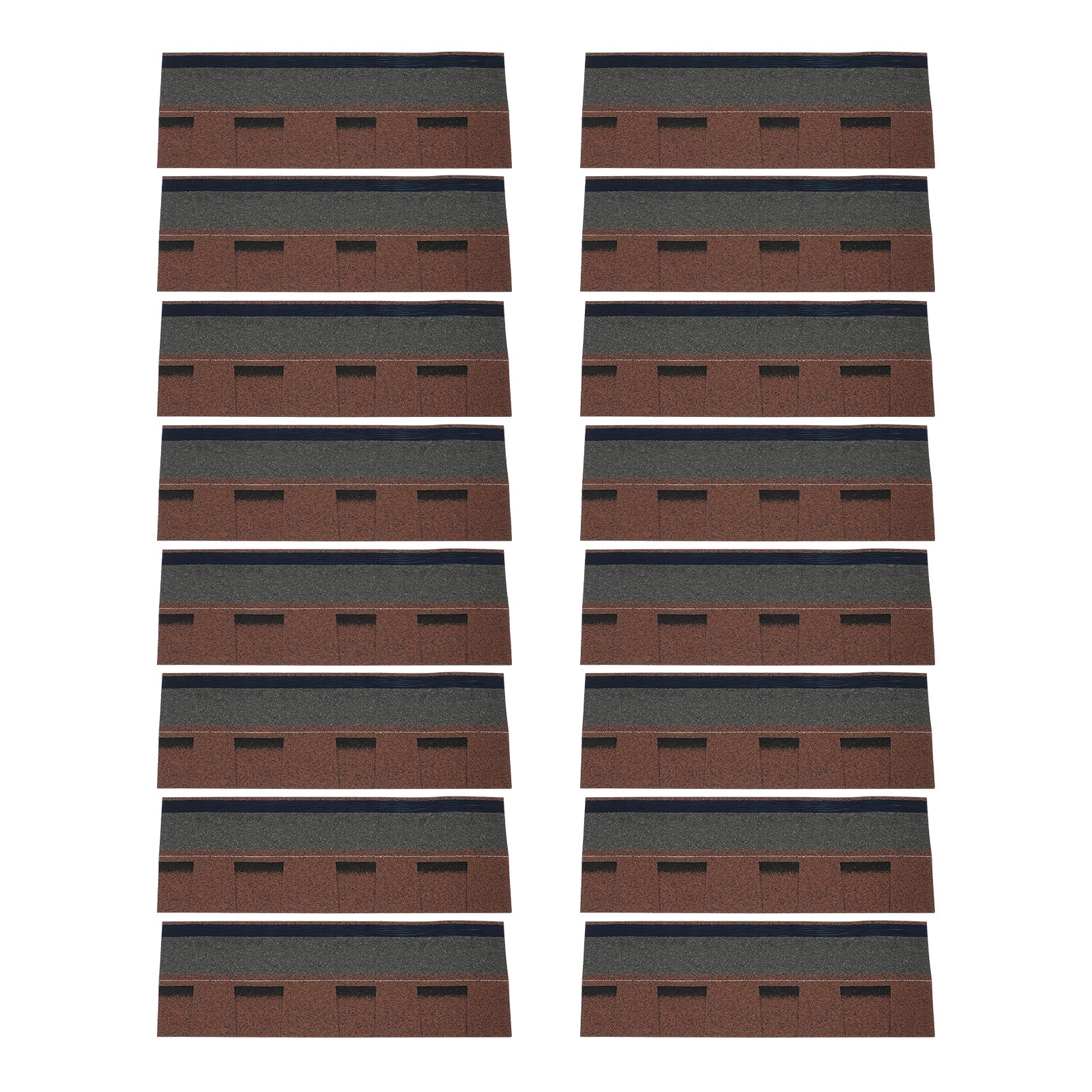 16 Pack Roofing Shingles Asphalt Shingles Roof Tile Sheds 5.3mm USA