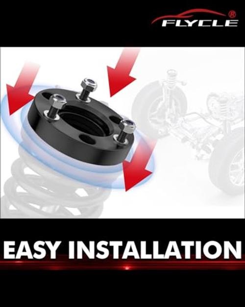 Leveling Kits 1.5 inch for 2004-2025 F150 2WD 4WD,1.5” Front Strut Spacers