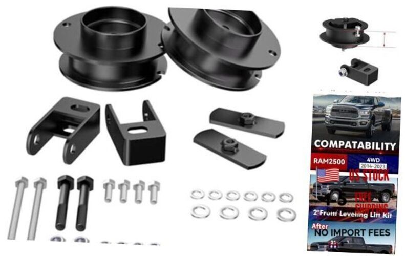 2” Front Leveling Kit for 2014-2023 Ram 2″ Front 2014-2023 Ram 2500 3500 4WD