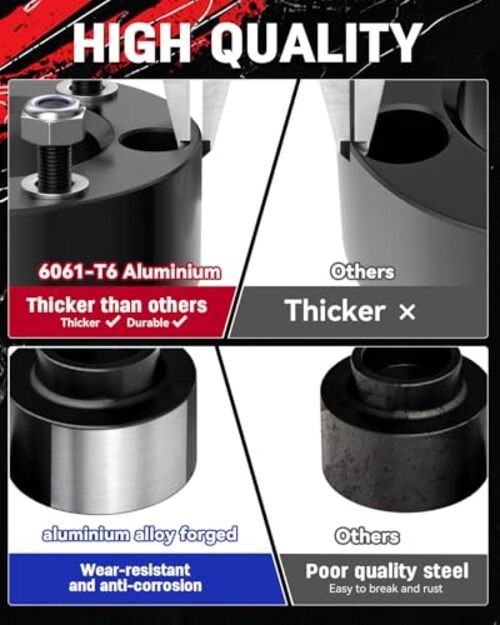 3″ Front and 2″ Rear Leveling Lift Kits for 2009-2025 Ram 1500 4X4
