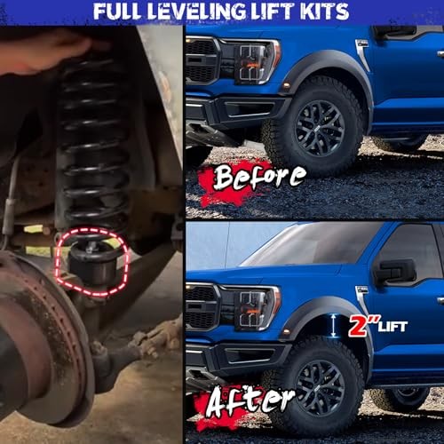 KSP 2″ Lift kits for F250 F350 1999-2022, 2inch Front Lift 2″ Front-3/4″ Stud