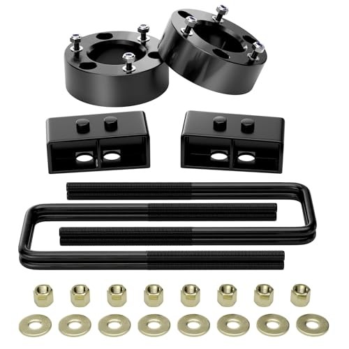 3″F + 3″R Leveling Lift Kit for 2004-2020 F150, 3″ Front Strut Spacers and 3″