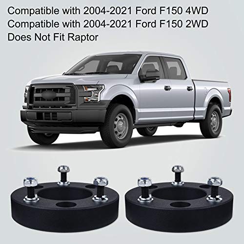 Front Leveling Kit for 2″, 2in Front Strut Spacers Compatible 2″ Front F150