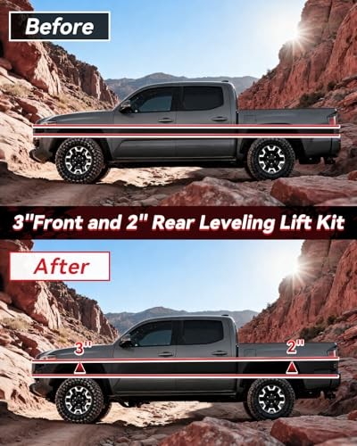 3″ Front and 2″ Rear Leveling Lift Kits for,3 inch Front Strut 2007-2021 Tundra