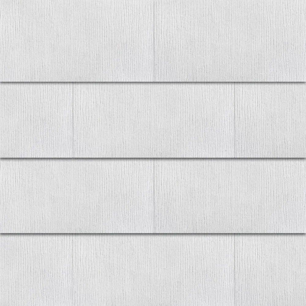 Weatherside Purity Straight 12 In.X 24 In. Fiber-Cement Siding Shingle 18-Bundle