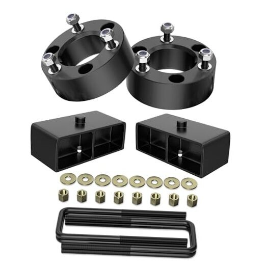 3″F + 2″R Leveling 2WD 4WD, 3″ Front Strut Lift Kit for 2004-2023 Titan