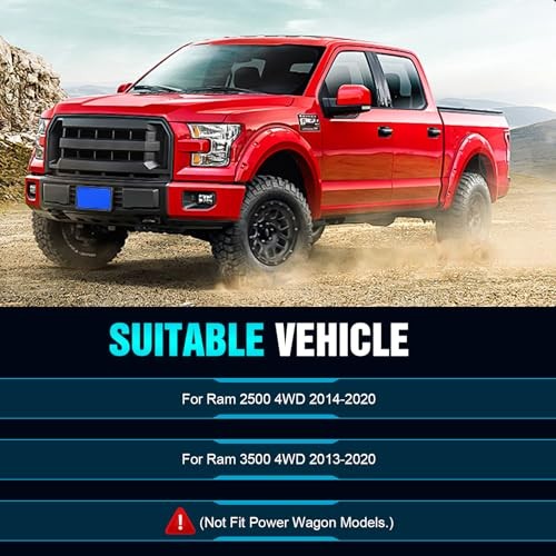 Leveling Lift Kit for 2014-2020 Ram 2500 4WD, for 2013-2020 Ram 3500 3″ Front