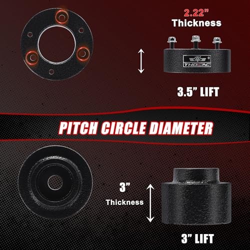 Leveling Lift Kits for 2009-2024 Ram 1500, Suspension 3.5″ Front + 3″ Rear