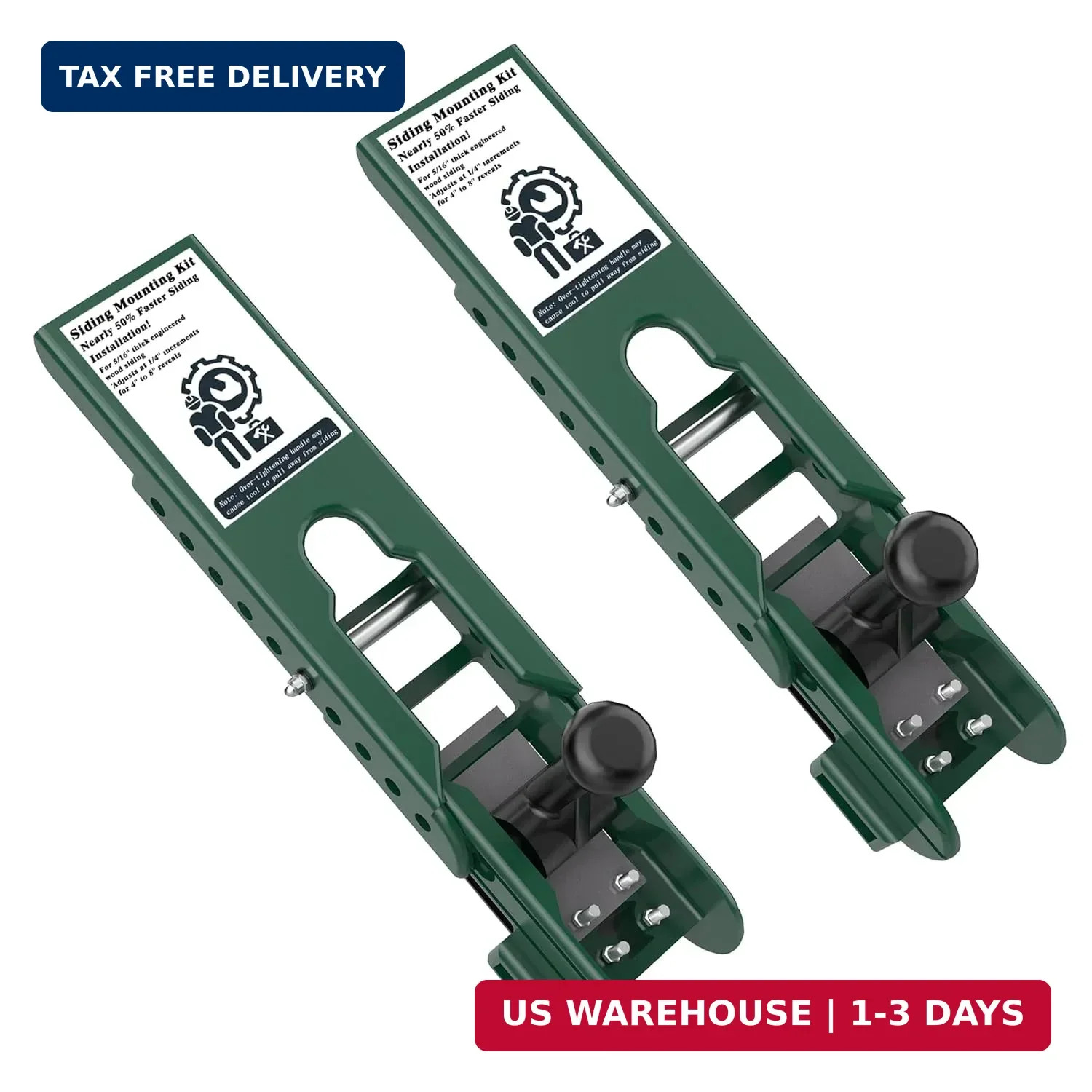 Siding Installation Tools, Siding Mounting Kit, Compatible with 5/16-Inch Fiber