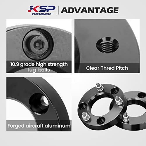 KSP 1.5″ F150 Leveling Kits, 1.5in Front Strut Spacers Compatible with F-150