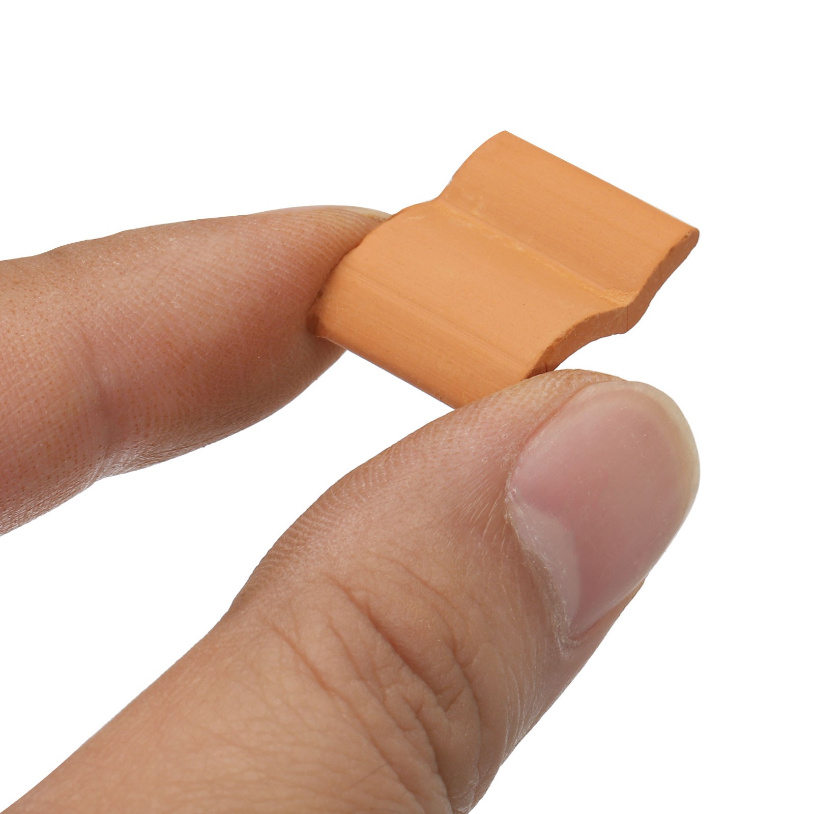 Miniature Roof Tiles Clay Model Roof Tiles for Model Building Red 200PCS 1:16